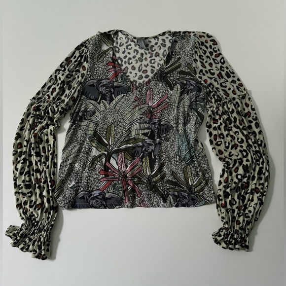 Anthropologie Blank London Sibley
Safari Cheetah Print Blouse Size Small - Picture 2 of 12